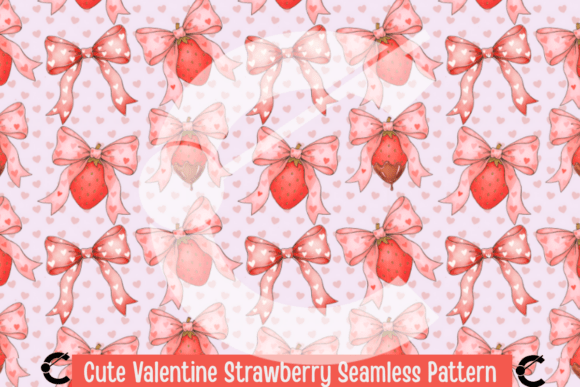 Adding a Romantic Flair: The Versatility of the Valentine Strawberry Seamless Pattern