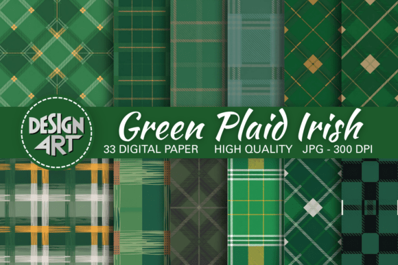 Green Plaid Irish Pattern: A Versatile Design for Celebrating Irish Heritage