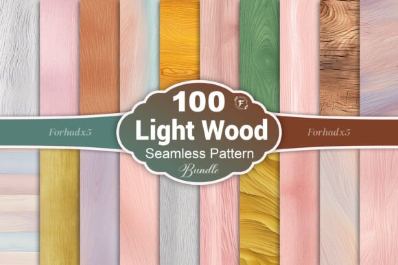 Light Wood Texture Seamless Pattern for Creative Projects