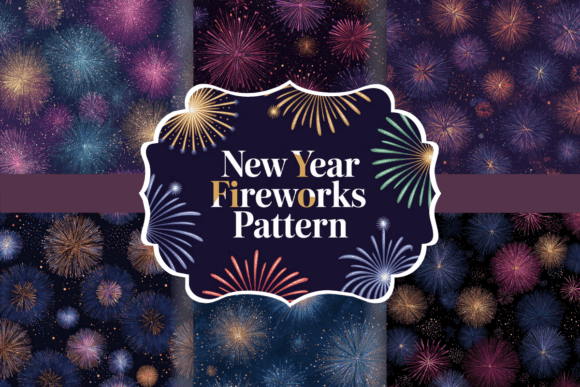New Year Fireworks Pattern: A Vibrant Way to Celebrate the Holidays