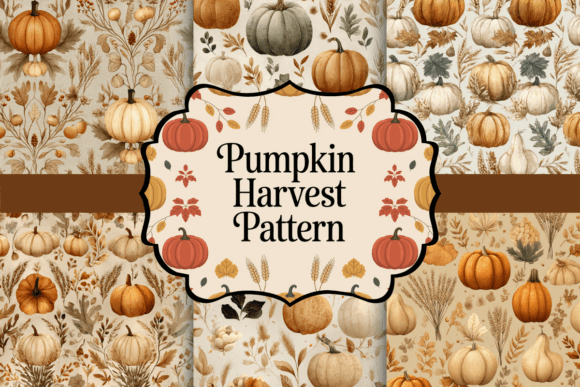 Pumpkin Harvest Pattern: A Versatile Tool for Autumn Creativity