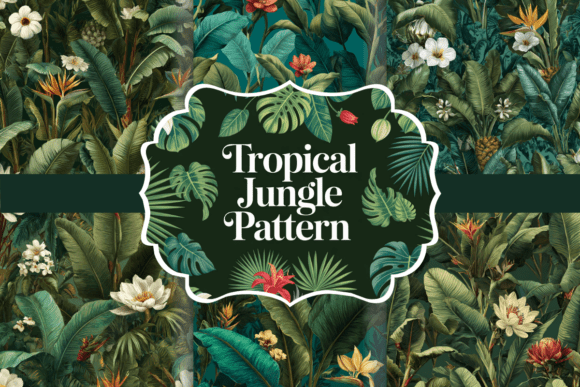 Tropical Jungle Pattern: Lush Designs for Creative Projects
